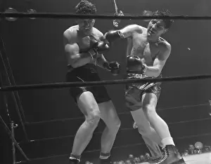 Lou Nova and Max Baer in the Boxing Ring