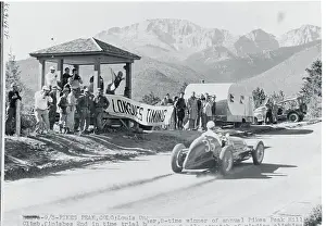 Pikes Peak Prints: Lou Unser Finishes Second in Auto Race