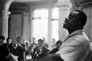 Big Band Prints: Louis Armstrong Sings At A Church Service