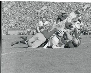 Champaign Prints: Louis Baldacci Plowing Through Player Pileup