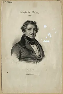 Daguerreotype Prints: Louis Daguerre In Headshoulders Portrait