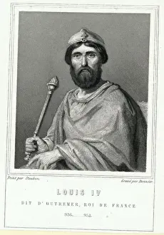 Scepter Prints: Louis Iv, King Of France/Engraving