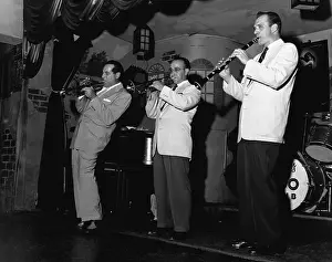 Clarinetist Prints: Louis Prima and His Band in Performance