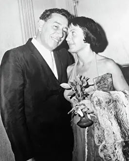 Louis Prima Posing with wife Keely Smith