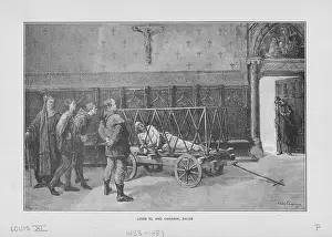 Lac0099 Prints: Louis XI And Cardinal Balue
