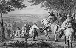 Honor Prints: Louis XIV Receiving Key to City
