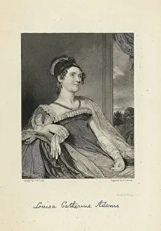 Louisa C.Adams Shown Seated