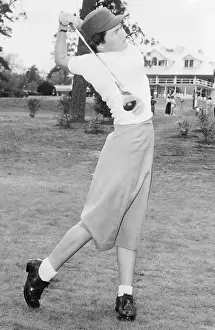 Louise Suggs Teeing Off