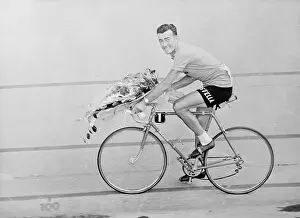 Handlebars Prints: Louison Bobet Riding His Bicycle