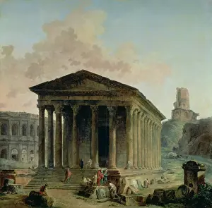 Nimes Prints: Louvre, Paris, France