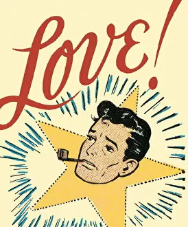 Images Dated 23rd January 2015: Love! Man with a cigar