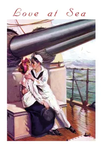 Navy Prints: Love at Sea