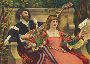 Intimacy Prints: Two Lovers in a Garden
