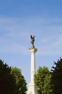 Pedestal Prints: Low angle view of a monument, Fontaine Des Quinconces