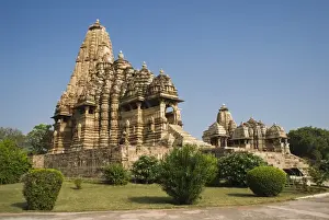 Mahadeva Temple Prints: Low angle view of a temple, Kandariya Mahadeva Temple