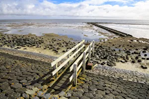 Low tide on the Wadden island Vlieland