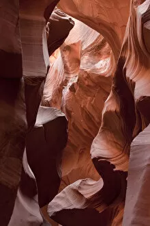Images Dated 7th April 2011: Lower Antelope Canyon, red sandstone, Arizona, USA