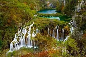 Images Dated 14th October 2014: Lower Falls of Veliki Slap Waterfall