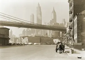 Sepia Prints: Lower Manhattan, New York City