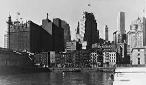 Arc0017636 Prints: Lower Manhattan Over South Street