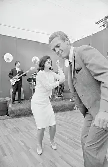 Luci Baines Johnson and Steve McQueen