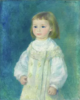 Childrens Wear Prints: Lucie Berard (Child In White)