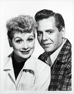 Lucille Ball And Desi Arnaz In The Long, Long Trailer