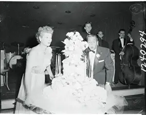 Lucille Ball and Desi Arnaz Sharing Anniversary Celebration