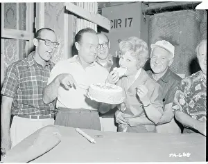 Lucille Ball Eating Her Birthday Cake