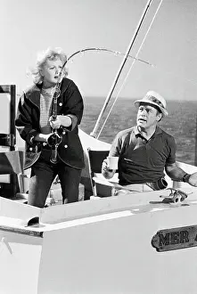 Lucille Ball Holding a Fishing Pole