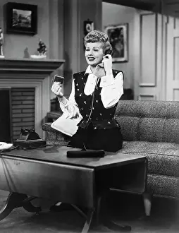 Situation Comedy Prints: Lucille Ball in Scene from I Love Lucy