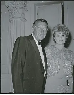 Lucille Ball Standing with Husband Gary Morton