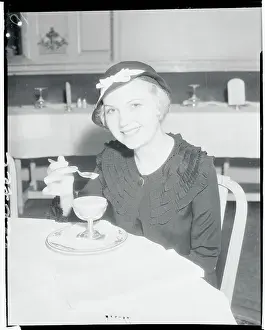 Lucille Lund Holding Spoon
