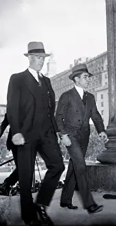 Lucky Luciano Entering Court