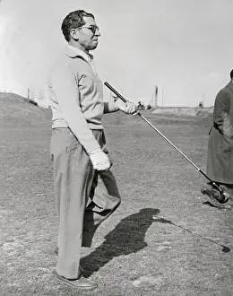 Lucky Luciano Playing Golf