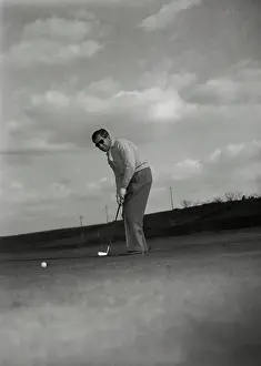 Lucky Luciano Putting Golf Ball