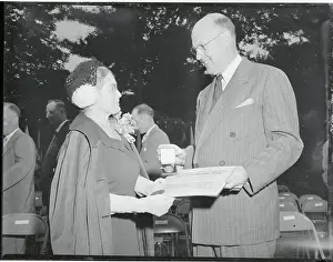 Lucy Maclay Alexander Receiving Award