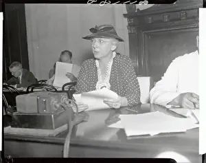 Lucy Randolph Mason During a Hearing