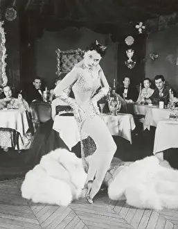 Ludmilla Tcherina Performing Striptease Dance
