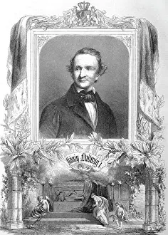 Monarch Prints: Ludwig I. 1786, 1868, was King of Bavaria