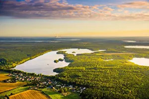 Willow Tree Prints: Luftaufnahmen der Lausitzer Heide- und Teichlandschaft