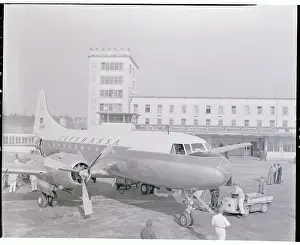Frankfurt Prints: Lufthansa Canvair Airplane