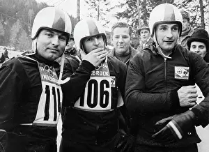 Olympia Prints: Luge double seater 1964 Winter Olympics