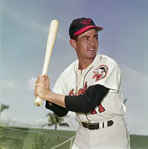 Luis Aparicio Preparing to Bat