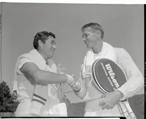 Glen Cove Prints: Luis Ayala Congratulating Tony Trabert
