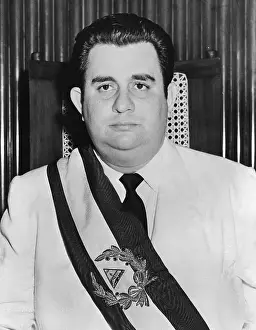 Managua Prints: Luis Somoza in Uniform