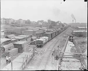 Bridgeport Prints: Lumber Yard in Connecticut