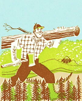 Images Dated 14th October 2003: Lumberjack