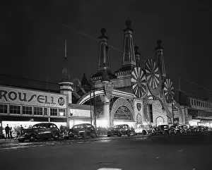 Amusement Park Prints: Luna Park Entrance at Coney Island