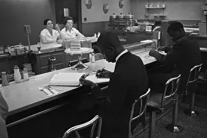 Waitress Prints: Lunch Counter Protest in North Carolina